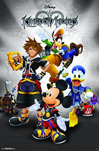 Trends International Kingdom Hearts 2 - Collage Premium Wall Poster, 22.375" x 34"