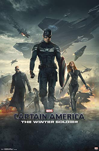Trends International Captain America 2-One Sheet Mount Bundle Wall Poster, 22.375" x 34", Multi