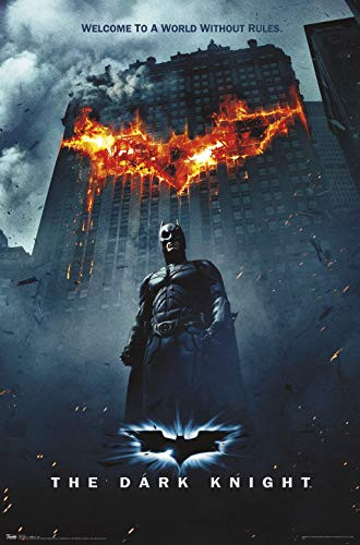 Trends International Dark Knight-One Sheet-Fire Mount Bundle Wall Poster, 22.375" x 34", Multi