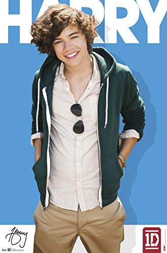 Trends International One Direction-Harry Styles Clip Bundle Wall Poster, 22.375" x 34", Multi
