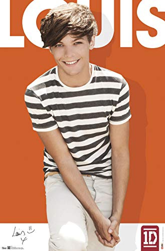 Trends International One Direction-Louis Tomlinson Clip Bundle Wall Poster, 22.375" x 34", Multi