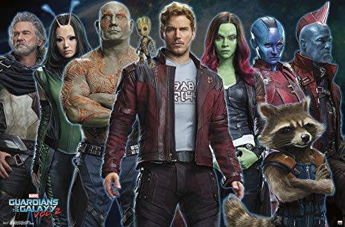 Trends International Guardians of The Galaxy 2-Intimidation Clip Bundle Wall Poster, 22.375" x 34", Multi