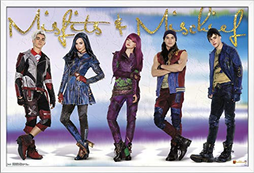 Trends International Descendants 2 - Group Wall Poster, 24.25" X 35.75", Multi
