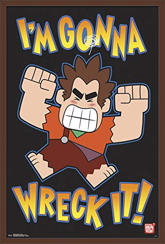 Trends International Ralph 2-Wreck It Wall Poster, 24.25" X 35.75", Multi
