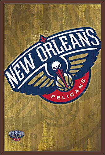 Trends International New Orleans Pelicans - Logo Wall Poster, 24.25" X 35.75", Multi