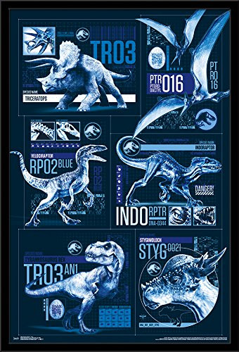 Trends International Jurassic World 2 - Grid Wall Poster 24.25" x 35.75" Multicolor