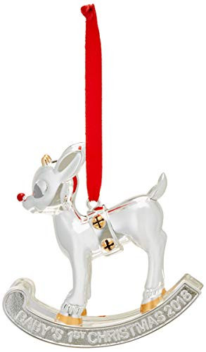 Lenox 2018 Baby's 1st Christmas Rudolph Ornament