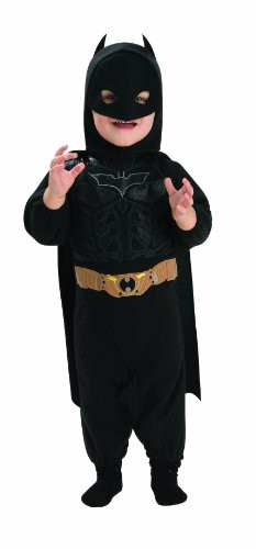 Batman The Dark Knight Rises Batman Romper, Multi-Colored, Infant Costume