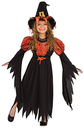 Rubie's Costume 630601-L Child's Little Witch Costume, Large, Multicolor