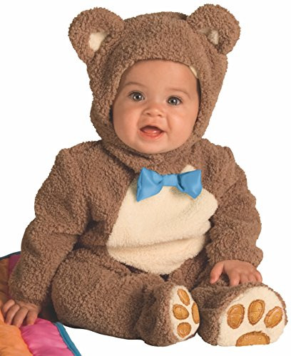 Rubie's Infant Noah Ark Collection Oatmeal Bear Jumpsuit, Brown/Beige, 12-18 Months