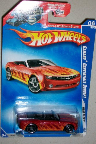 Hot Wheels 2009 Camaro Convertible Concept car Heat Fleet 122/190