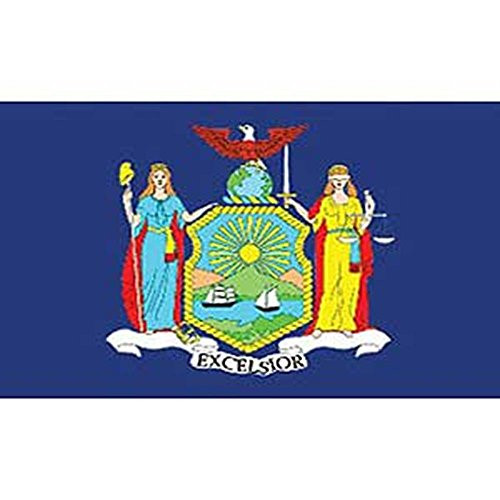 EagleEmblems F1533 Flag-New York (3ftx5ft)
