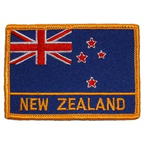 EagleEmblems PM6076 Patch-New Zealand (Rectangle) (2.5x3.5'')