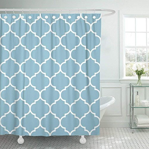 Cloud Dream Home Blue Abstract Moroccan Shower Curtain,Waterproof and Mildewproof Polyester Fabric Bath Curtain Design,Extra Long 72x78-Inch Cloud Dream Home Blue Abstract Moroccan Shower Curtain,Waterproof and Mildewproof Polyester Fabric Bath Curtain Design,Extra Long 72x78-Inch