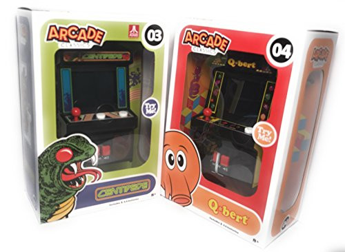 Centipede and QBert Arcade Classics 2 Mini Video Games