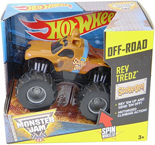 Hot wheels Rev Tredz Scooby Doo monster jam off-road new 2014 rare and hard to find spin wheels