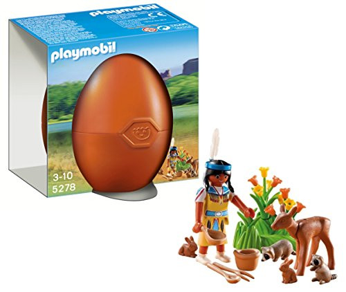 PLAYMOBIL® Native American Girl with Forest Animals Playset