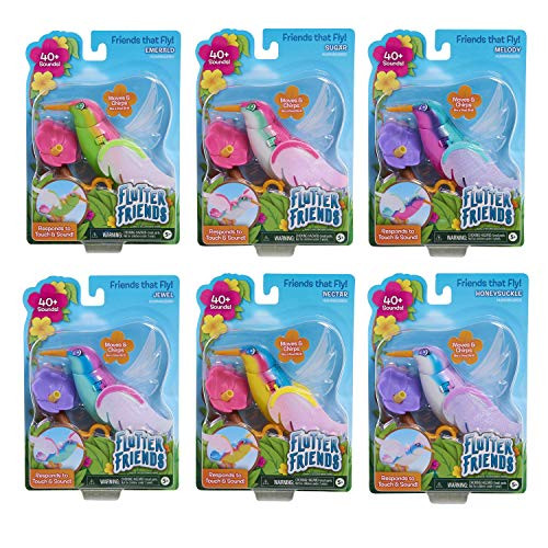 Flutter Friends Interactive Toy Hummingbird (Assortment May Vary), Multicolor Flutter Friends Interactive Toy Hummingbird (Assortment May Vary), Multicolor