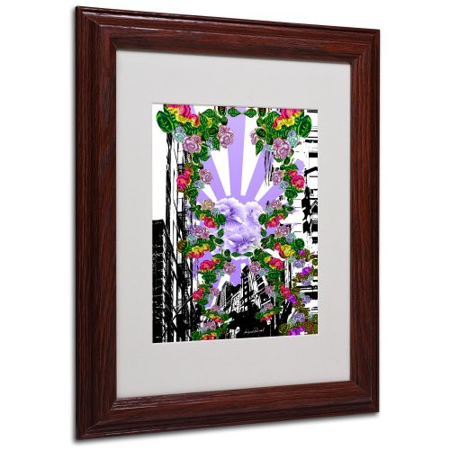 New City 4 by Miguel Paredes, Wood Frame 11x14-Inch