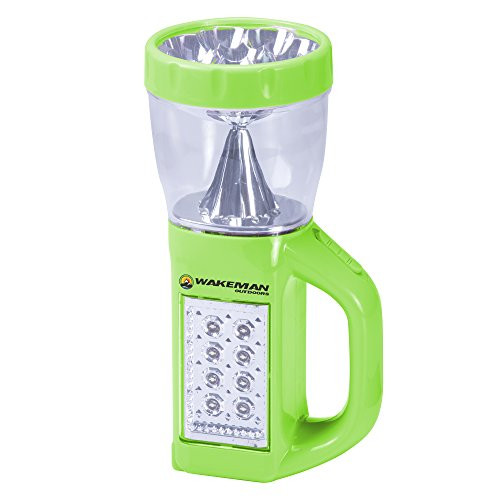 Wakeman 3 in 1 LED Lantern, Flashlight and Panel Light, Lightweight Camping Lantern Outdoors (for Camping Hiking Reading and Emergency) (Green) Wakeman 3 in 1 LED Lantern, Flashlight and Panel Light, Lightweight Camping Lantern Outdoors (for Camping Hiking Reading and Emergency) (Green)
