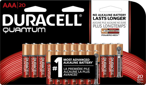 Duracell Quantum Alkaline Batteries, AAA 20 pack