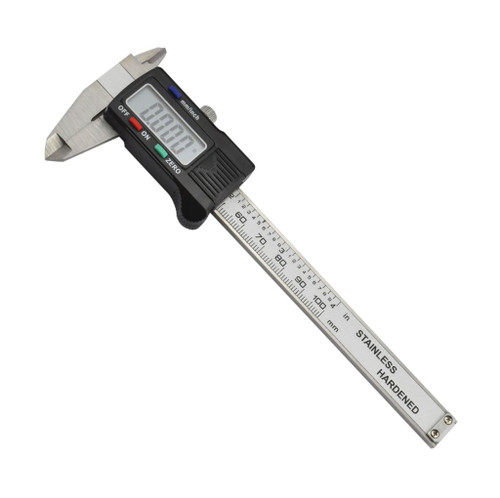 iKKEGOL Precision 100mm 4 Inch Digital Electronic Gauge Stainless Steel Vernier Caliper Micrometer (Small)