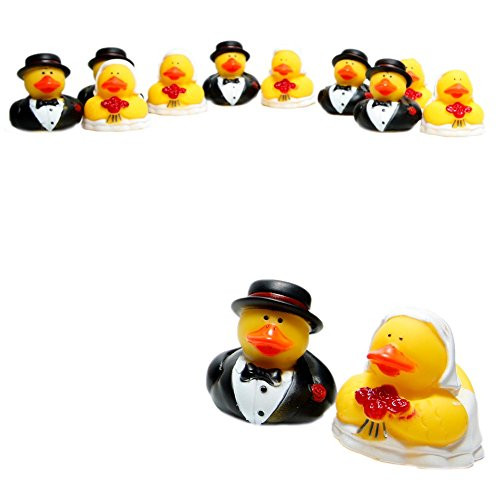 Set of 12 WEDDING Rubber Duckies/DUCKS BRIDE & GROOM/Marriage Set of 12 WEDDING Rubber Duckies/DUCKS BRIDE & GROOM/Marriage