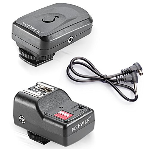 Neewer 16 Channel Wireless Remote Flash Trigger and 2.5mm PC Receiver for Compatible with Canon 580EX II 580EX 550EX 540EZ Nikon SB900 SB800 SB600 SB28 Neewer TT860 TT850 TT560 Olympus Pentax Sigma