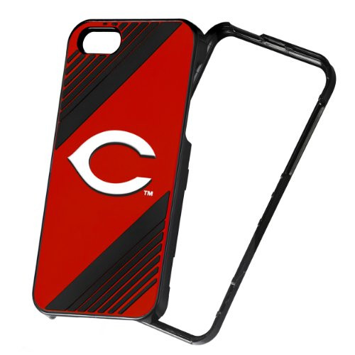 Forever Collectibles MLB 2-Piece Snap-On iPhone 5/5S Polycarbonate Case - Retail Packaging - Cincinnati Reds