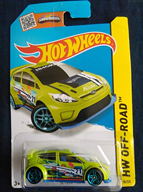 Hot Wheels, 2015 HW Off-Road, '12 Ford Fiesta [Neon Green] Die-Cast Vehicle #78/250