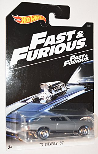 HOT WHEELS 2016 FAST & FURIOUS GRAY '70 CHEVELLE SS 4/8