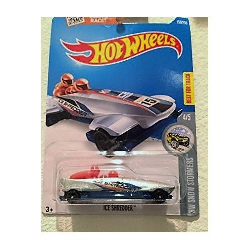 2016 Hot Wheels ICE SHREDDER Blue HW Snow Stormers 4/5 Best for Track