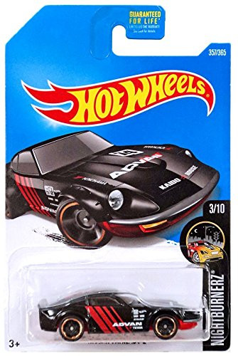 Hot Wheels 2017 Nightburnerz Nissan Fairlady Z 357/365, Black