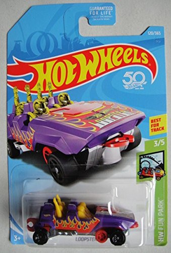 Hot Wheels 2018 50th Anniversary HW Fun Park Loopster 128/365, Purple