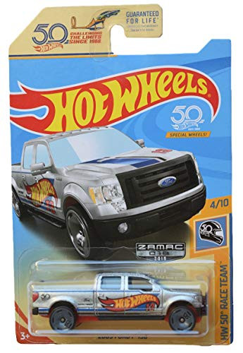Hot Wheels Zamac 50th Race Team 4/10, 2009 Ford F-150 50th Anniversary Card