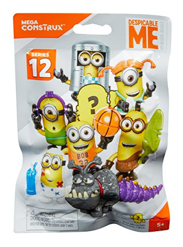Mega Construx Despicable Me Micro Action Figures Building Set Building Set, Blind Pack, Styles May Vary