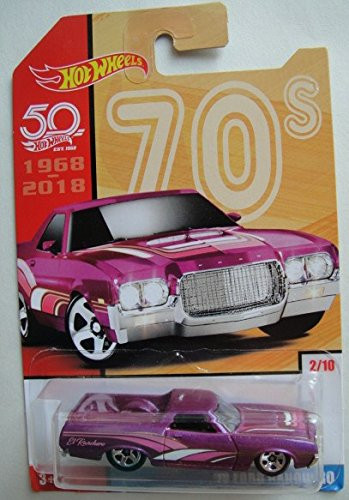 Hot Wheels 70s, PURPLE '72 FORD RANCHERO 2/10 50TH ANNIVERSARY