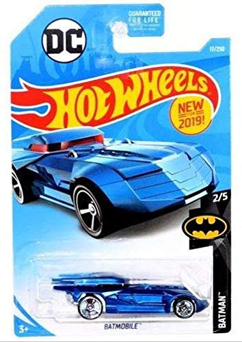 Hot Wheels 2019 DC Batman Batmobile 17/250, Blue