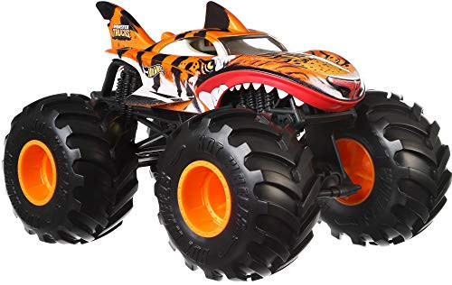 Hot Wheels Tiger Shark Monster Truck, 1:24 Scale
