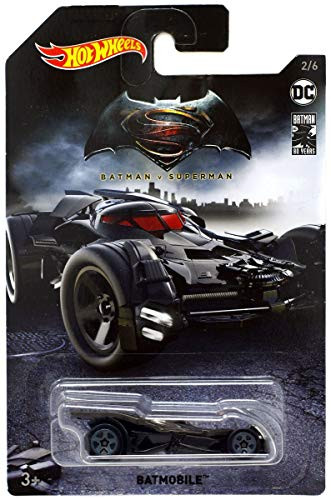 DieCast HOT Wheels 1:64 Scale Batman VS Superman Batmobile 2/6 80TH Years