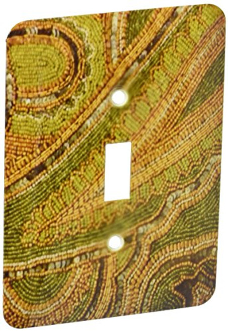 3dRose lsp_109139_1 Green Beaded Paisley Single Toggle Switch 3dRose lsp_109139_1 Green Beaded Paisley Single Toggle Switch