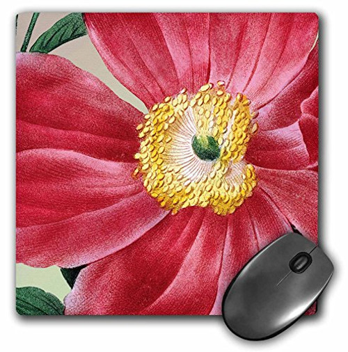 3dRose LLC 8 x 8 x 0.25 Vintage Red Peony Flower Floral Art Mouse Pad (mp_79189_1) 3dRose LLC 8 x 8 x 0.25 Vintage Red Peony Flower Floral Art Mouse Pad (mp_79189_1)