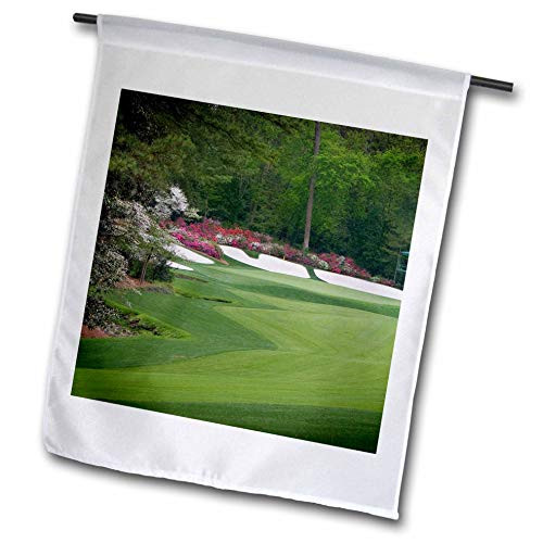 3dRose fl_131408_1 Augusta's Amen Corner Golf Course-Where Dreams are Made and Lost Ii Garden Flag, 12 by 18-Inch