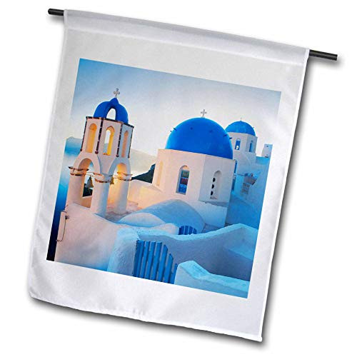 3dRose fl_149764_1 Greece, Santorini, Church Domes, Greek Architecture Garden Flag, 12 by 18-Inch 3dRose fl_149764_1 Greece, Santorini, Church Domes, Greek Architecture Garden Flag, 12 by 18-Inch