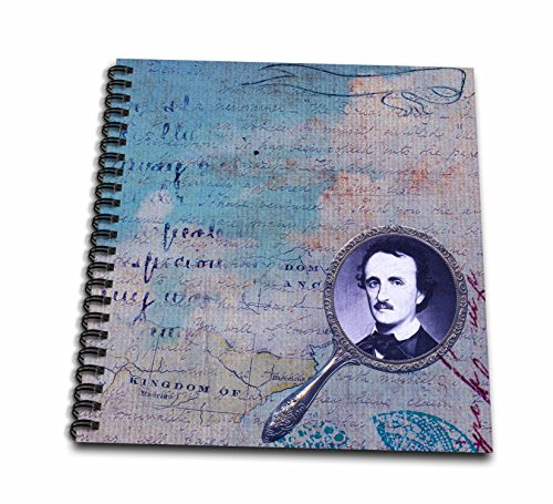 3dRose db_173506_1 Poein a Mirror Digital Art by Angelandspot Drawing Book, 8 by 8-Inch