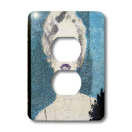 3dRose lsp_48361_6 The California Section in The Hamilton New Zealand Gardens Picturing Marilyn Monroe Light Switch Cover