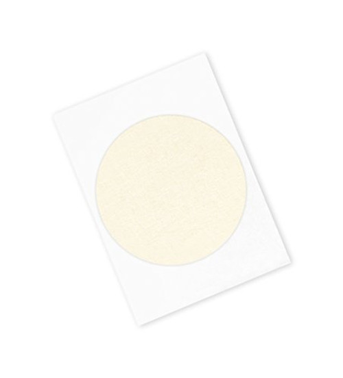 3M 201+ Circle-2.500"-100 General Use Masking Tape - 2.500" Circles, Crepe Paper, Natural (Pack of 100)