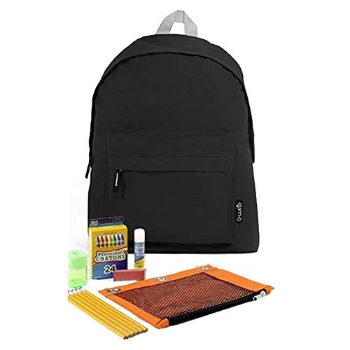 School Boys Backpacks + Pencil Case Starter Kit Girls and Boys School Book Bag Elementary Starter Kit in Backpack  Schoolbag Two Pocket Zipper Backpack College Book Bag Back To School