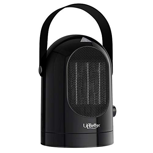 LifBetter Portable Space Heater, Personal Space Heater with Fast Heating, Small Office Heater with Over Heating&Tip Over Protection for Office Home