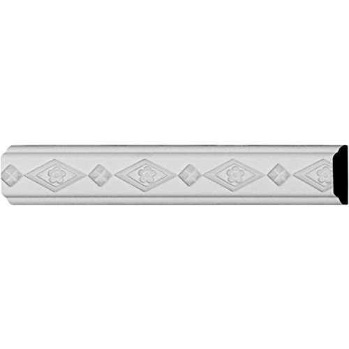 1 5/8"H x 1/2"P x 94 1/2"L Diamond Chair Rail
